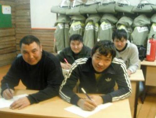 Пожарная команда села Липпе-Аттах Верхневилюйского улуса Республики Саха (Якутия)