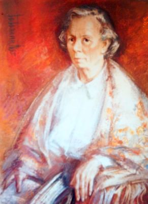 Портрет Антонины Дмитриевой. Худож. Марианна Татьянина, 1995 г. Фото/ Нажмите, чтобы УВЕЛИЧИТЬ (нажмите, чтобы увеличить)