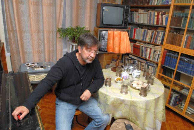 Юрий Шевчук в музее Козина, 2010 г./ Нажмите, чтобы УВЕЛИЧИТЬ (нажмите, чтобы увеличить)