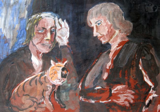 Иллюстрация Александра Реутова к книге Анастасии Цветаевой «Моя Сибирь»