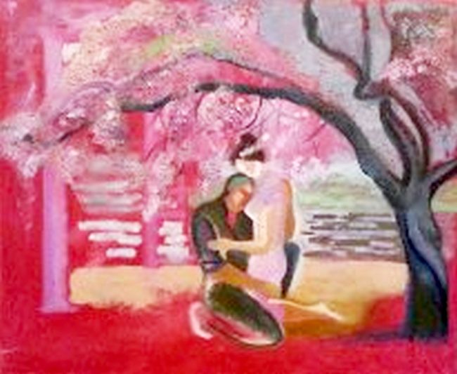 Репродукция картины А. Реутовой «Весна»