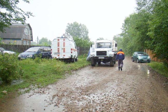 Вода отступает