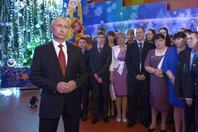 Новый год, с 31 декабря 2013 года на 1 января 2014 года, Владимир Путин отмечал в Хабаровске!