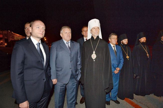 Хабаровская делегация на встрече с патриархом. Фото: свящ. Игорь Палкин. Пресс-служба патриарха Московского и всея Руси