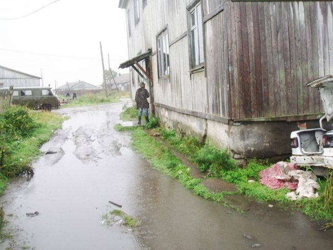 Вид на жилые дома острова