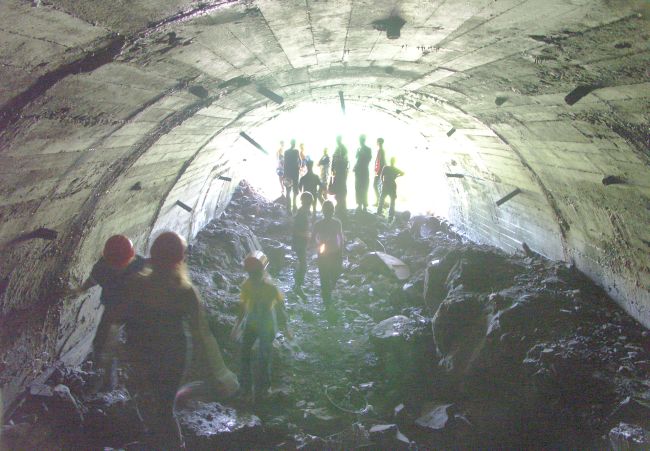 Вид из тоннеля. Восточный портал, 2004 год