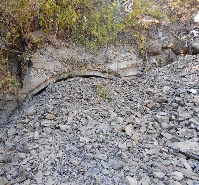 Тоннель, засыпанный по самую макушку. Сентябрь 2014 года