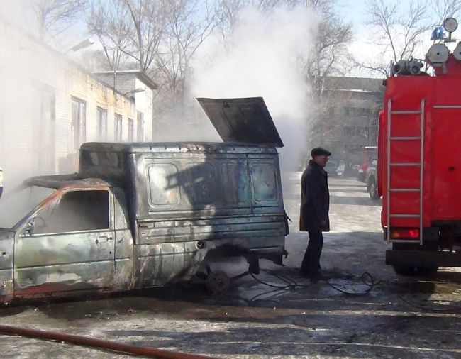 Сгорел «Москвич»