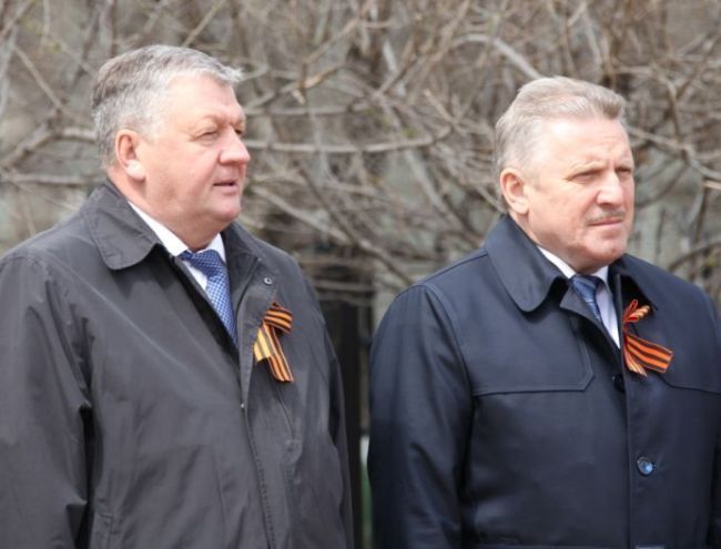 Начальник ДВЖД Михаил Заиченко и губернатор Хабаровского края Вячеслав Шпорт (слева направо)