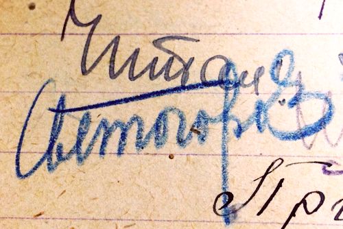 А это собственноручная подпись на приказах Александра Светогорова, к вопросу, как правильно пишется его фамилия Све... или Свя... (нажмите, чтобы увеличить)