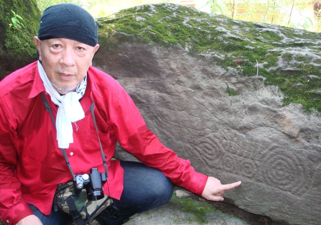 Окамото Кохэй в Сикачи-Аляне. Июль 2011 г.