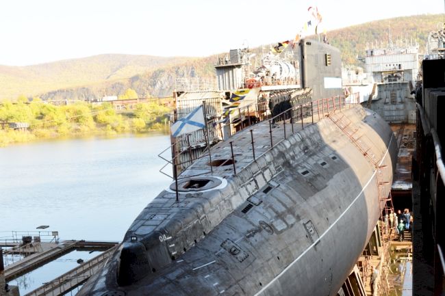 Подводная лодка Б-187 (529) «Комсомольск-на-Амуре». Фото Валерия Спидлена