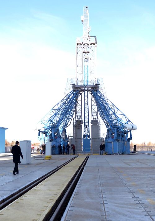 Путин на космодроме Восточный.