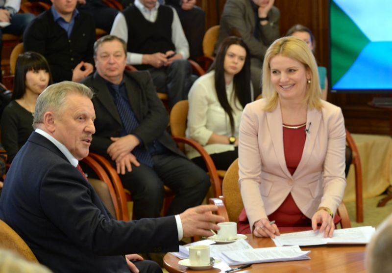 Вячеслав Шпорт и Светлана Литвинова.