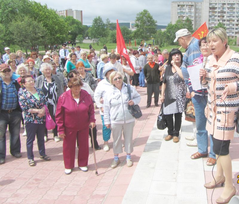 В п. Солнечном протестуют
