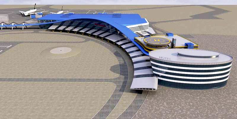 Проект аэровокзального комплекса в аэропорту Южно-Сахалинска
