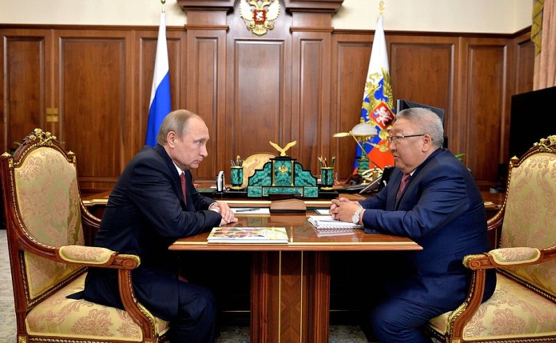 Владимир Путин и Егор Борисов