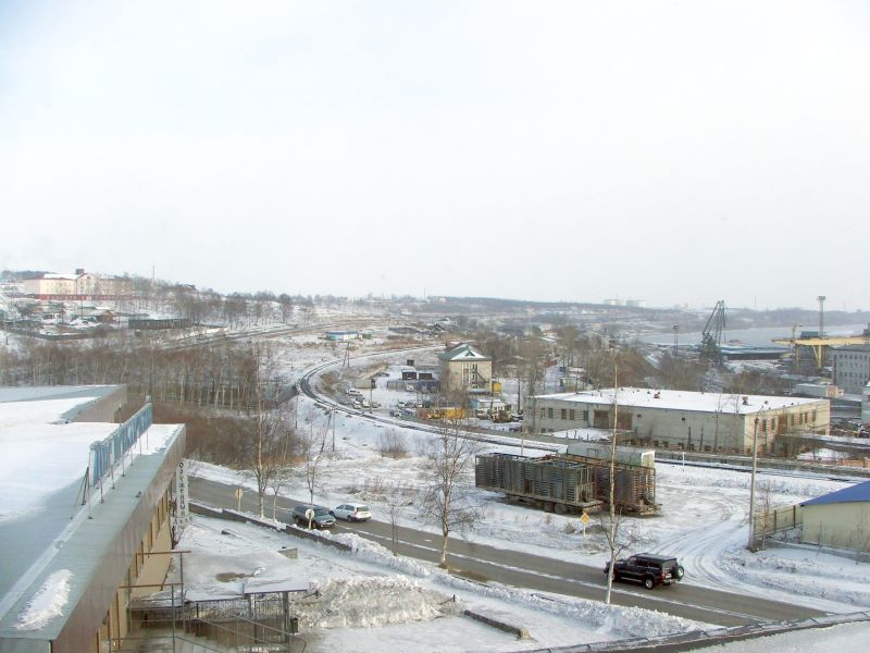 Ванино. Та же панорама когда перевалки угля нет. Фото Татьяна Седых/ Нажмите, чтобы УВЕЛИЧИТЬ (нажмите, чтобы увеличить)