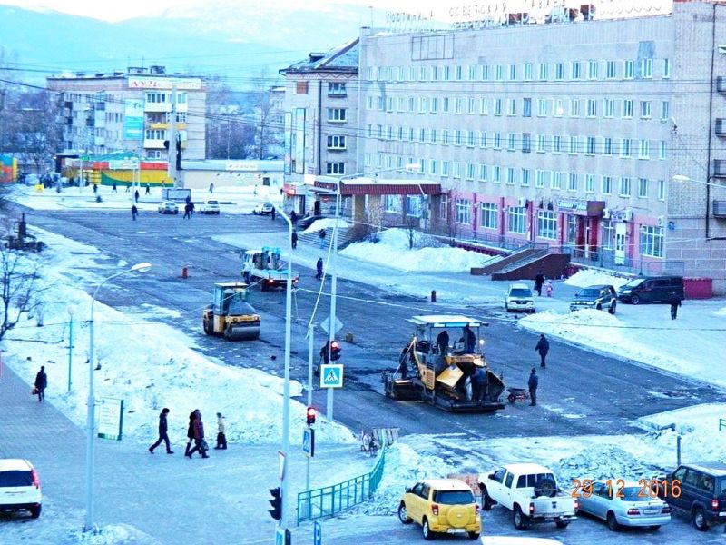 29 декабря 2016 года - укладка днем минус 15 градусов, ночью - минус 25 градусов