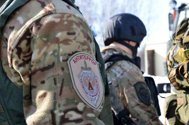 На учениях работал спецназ