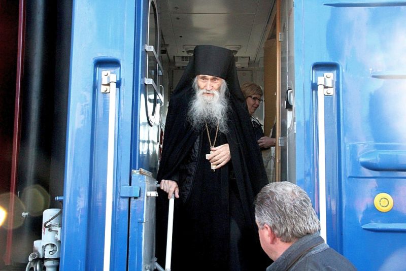 Хабаровск посетил схиархимандрит Илий (Ноздрин). Фото: Алексей Скуридин.