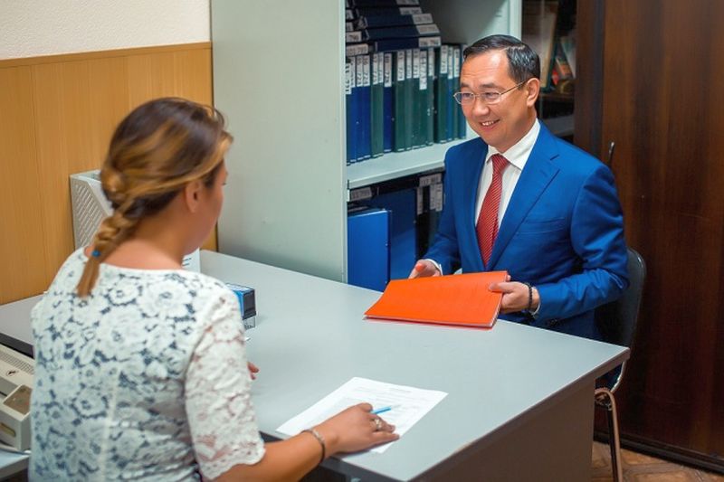 Айсен Николаев выдвинул свою кандидатуру на выборы главы городского округа «город Якутск»