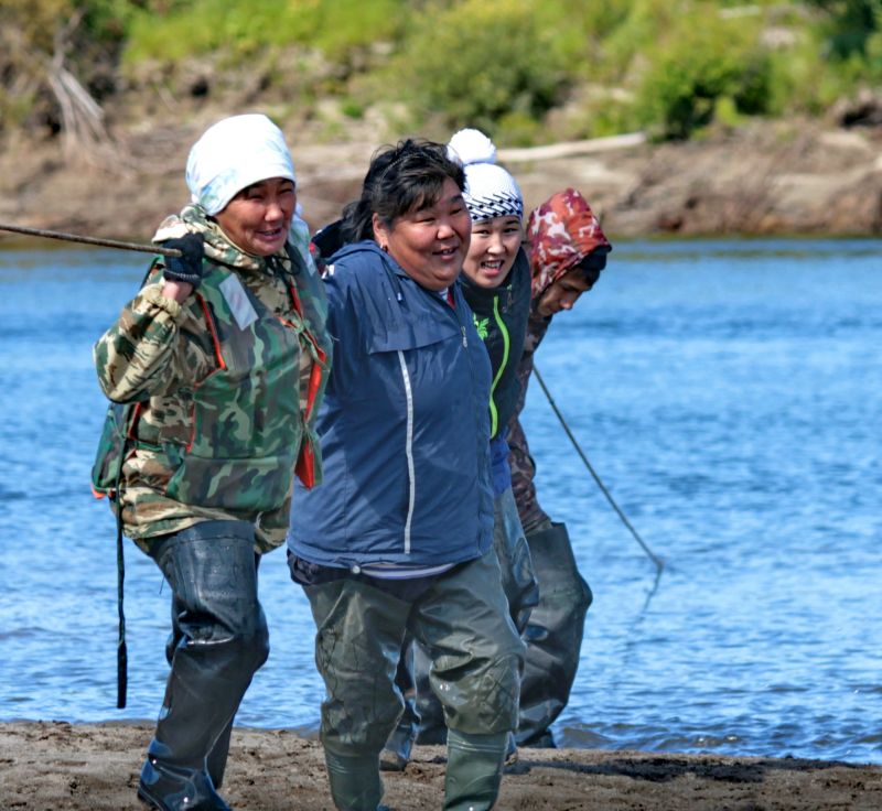 Рыбалка - женское дело.