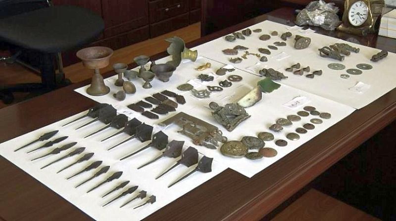 Изъятая археологическая коллекция