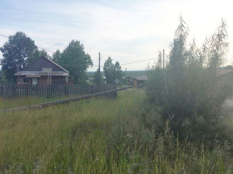 Жители п. Харпичан в Солнечном районе сидят без света