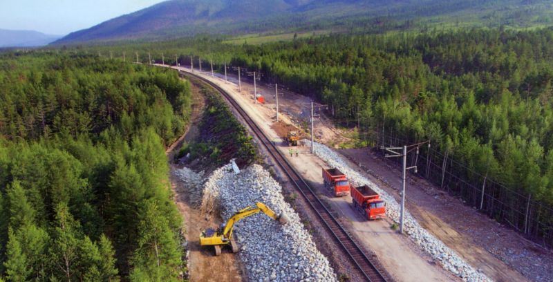 БАМ прирастает вторыми путями. Фото ДВостЖД.