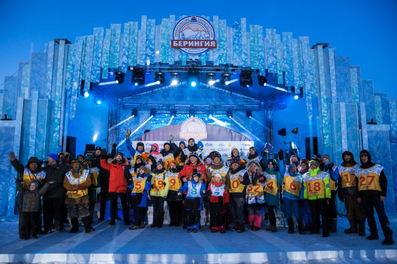 33 каюра вышли на старт гонки-пролога «Берингии-2020» (нажмите, чтобы увеличить)