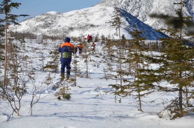 Учебно-тренировочный поход продолжался 7 дней.