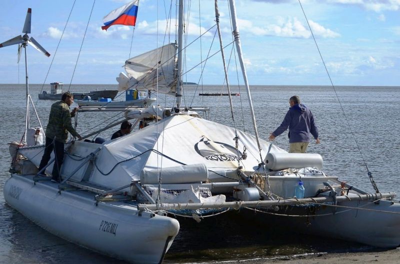 Катамаран «Котоярви» прибыл в Анадырь