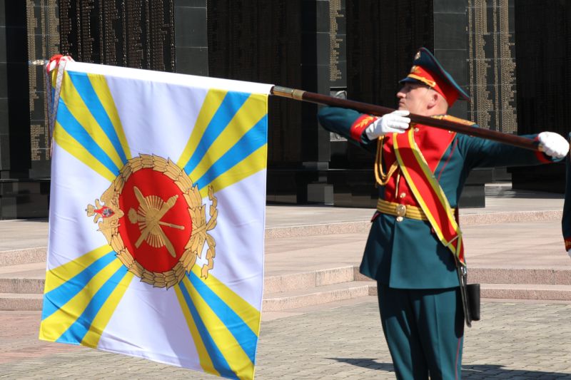Ритуал вручения Боевого знамени армии ВВС и ПВО ВВО состоялся в Хабаровске