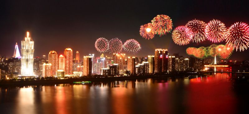 Пхеньян ночью.