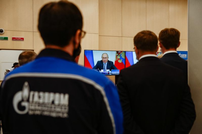 На открытии Амурского ГПЗ