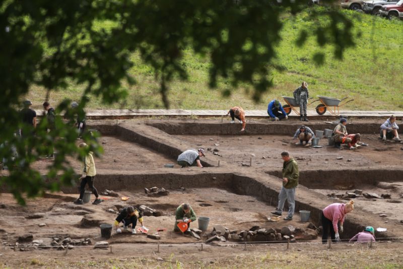 На Стеклянухинском городище