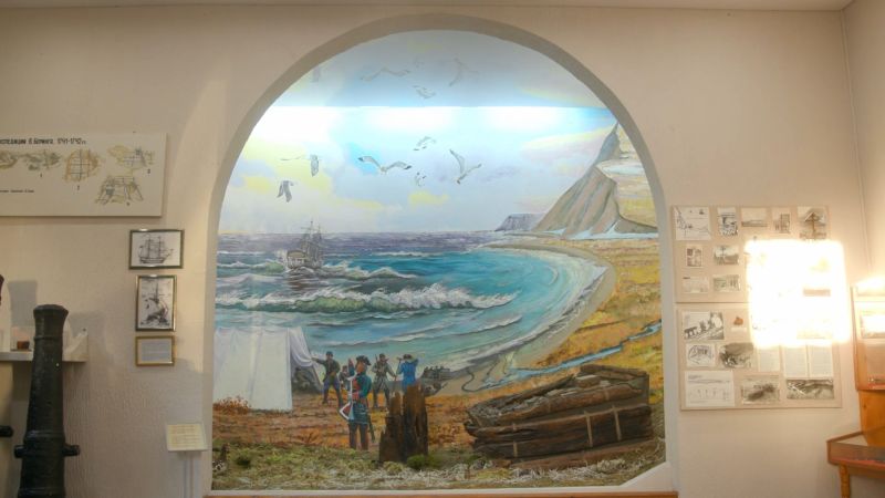 Алеутский краеведческий музей - экспозиция