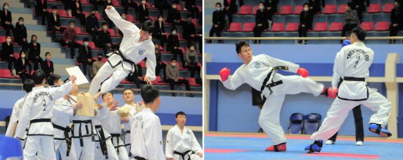 По случаю Дня Звезды во Дворце Тхэквондо проходили показательное выступление и игры тхэквондоистов.