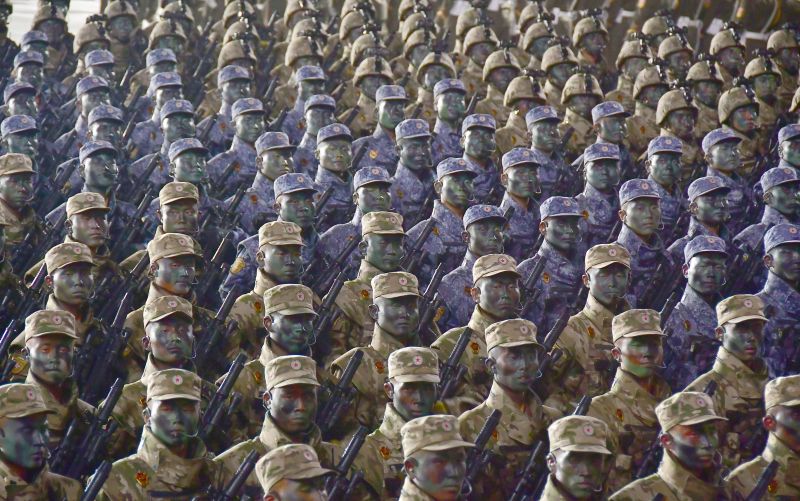 Колонны военного парада