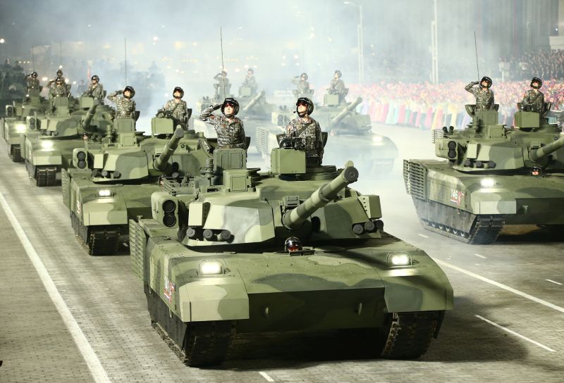Колонна основных танков