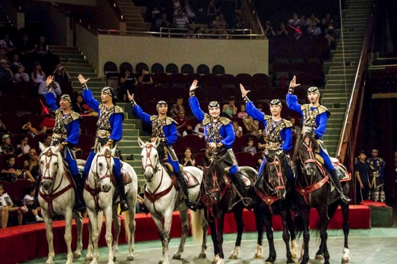 Кадр из выступлений XXXII Художественного фестиваля дружбы «Апрельская весна».