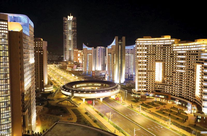 Часть жилых домов улицы Сонхва.