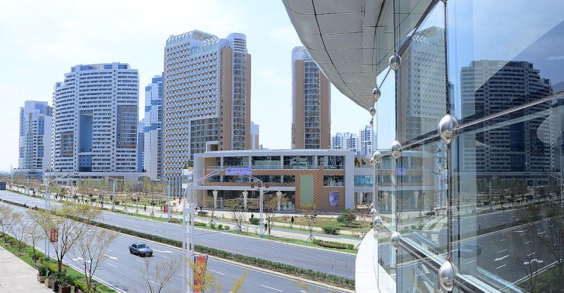 Часть жилых домов улицы Сонхва.