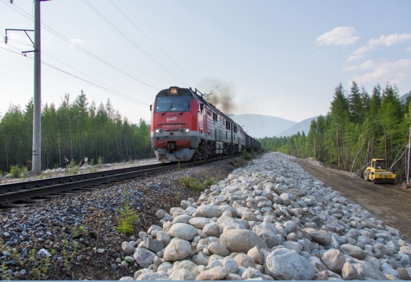 В жару вечную мерзлоту под БАМом защищает охлаждающая наброска