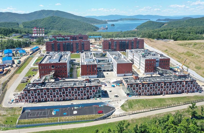 Строительство культурно-образовательного комплекса в столице Приморья вышло на финишную прямую