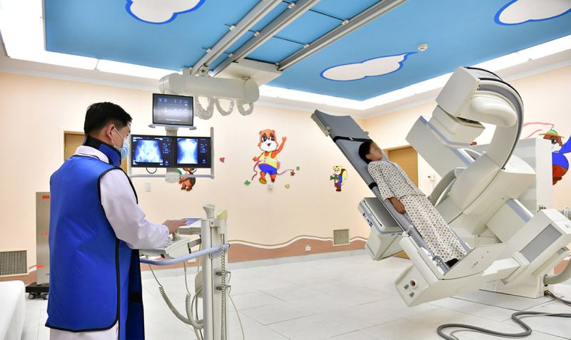 Детская больница «Окрю» - современная база
медобслуживания с комплексным медицинским
оборудованием.