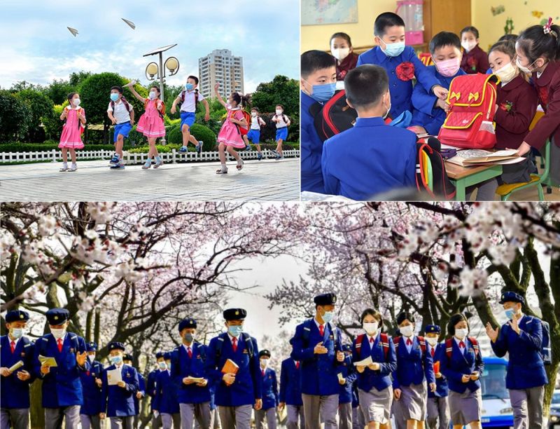 За счет государства поступившие в детсады, начальные и средние школы, вузы получают новую форму, обувь, сумки и учебные принадлежности. По Закону, принятому на VI сессии ВНС КНДР двенадцатого созыва, введен 12-летний всеобуч, и граждане старше 16 лет, получившие среднее общее образование, могут получить высшее образование по своей способности и желанию