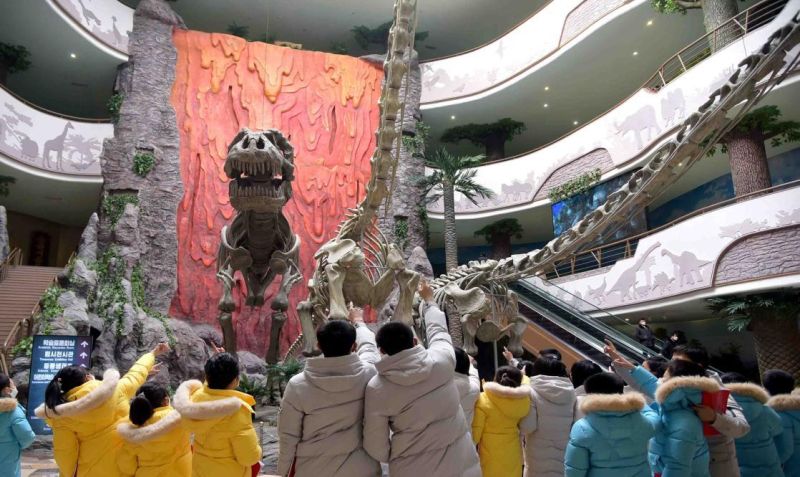 В Музее естествознания юные делегаты усваивают глубокие знания о природе.