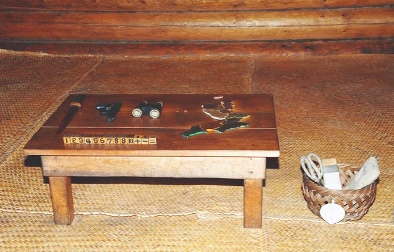 Часть вещей, что использовал Ким Чен Ир в детские годы.